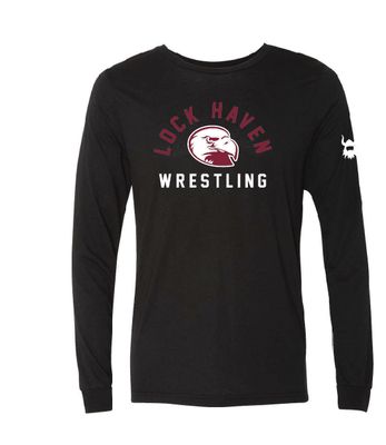 Lock Haven Wrestling Classic Triblend Long Sleeve