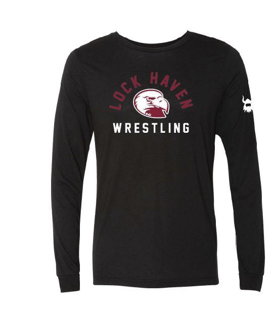 Lock Haven Wrestling Classic Triblend Long Sleeve