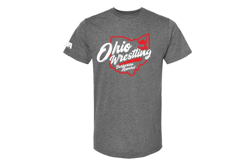Ohio Grey Wrestling Shirt