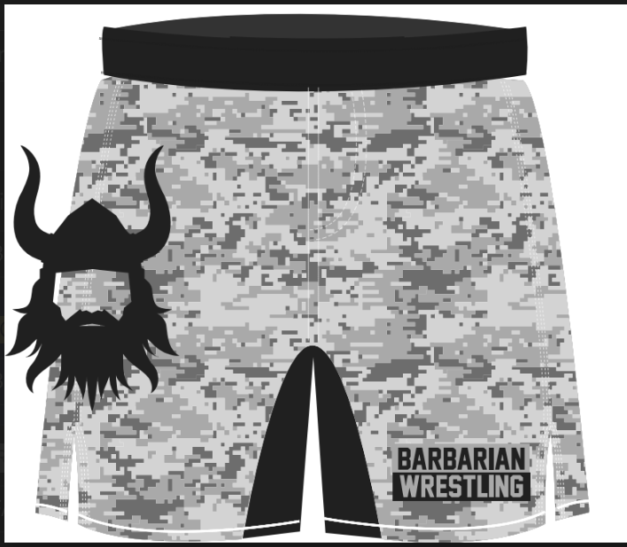 Warrior Camo Fight Shorts