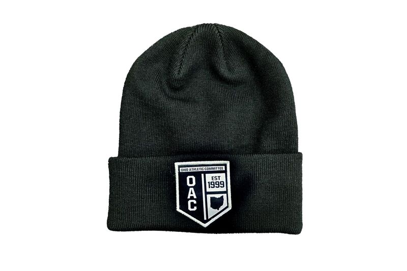 OAC Crest  patch black beanie