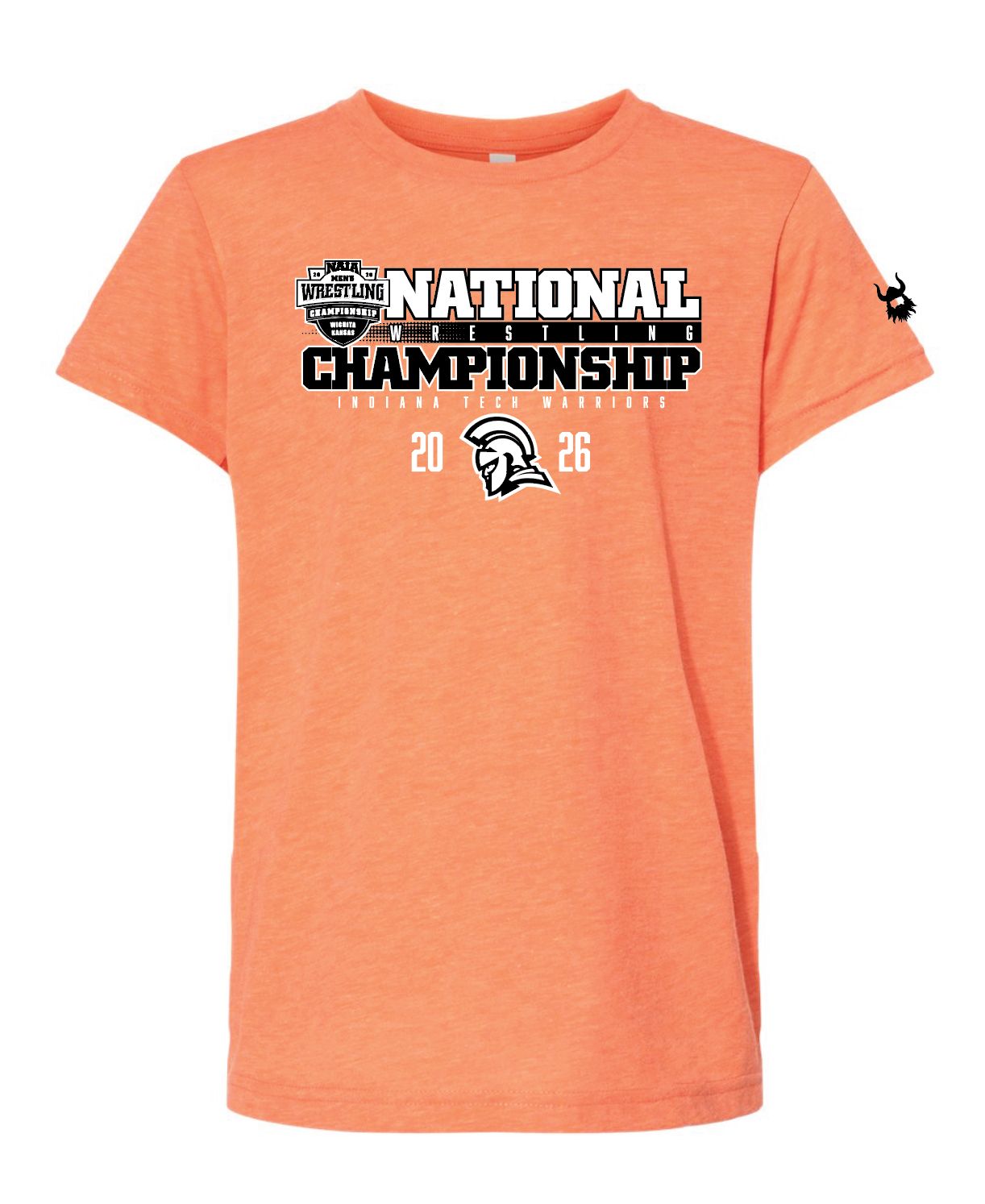 Indiana Tech National Championship 2026 ORANGE Tri-blend shirt YOUTH