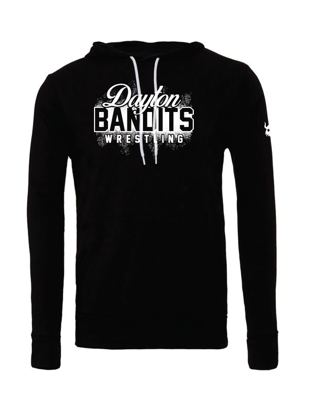 Dayton Bandits 2026 BELLA CANVAS BLACK Fleece Hoodie