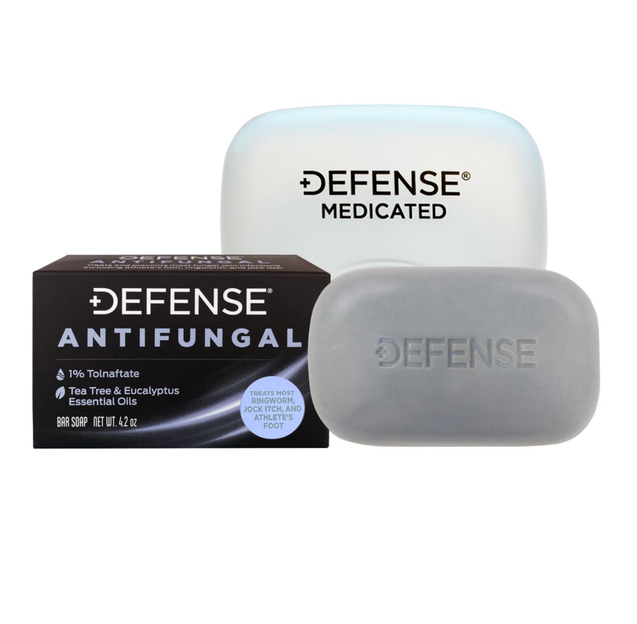 Defense Soap Antifungal Medicated Bar Soap