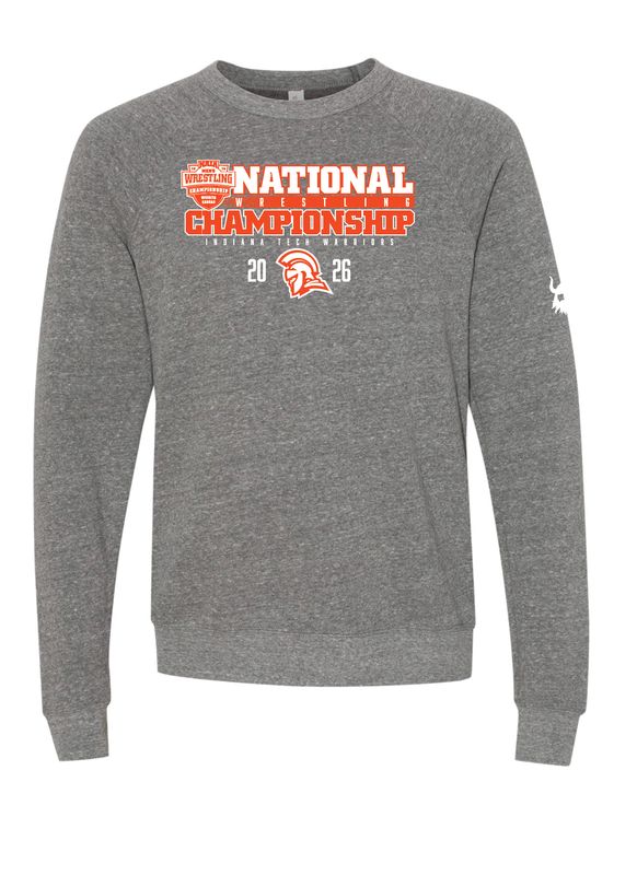 Indiana Tech National Championship 2026 GREY Crewneck
