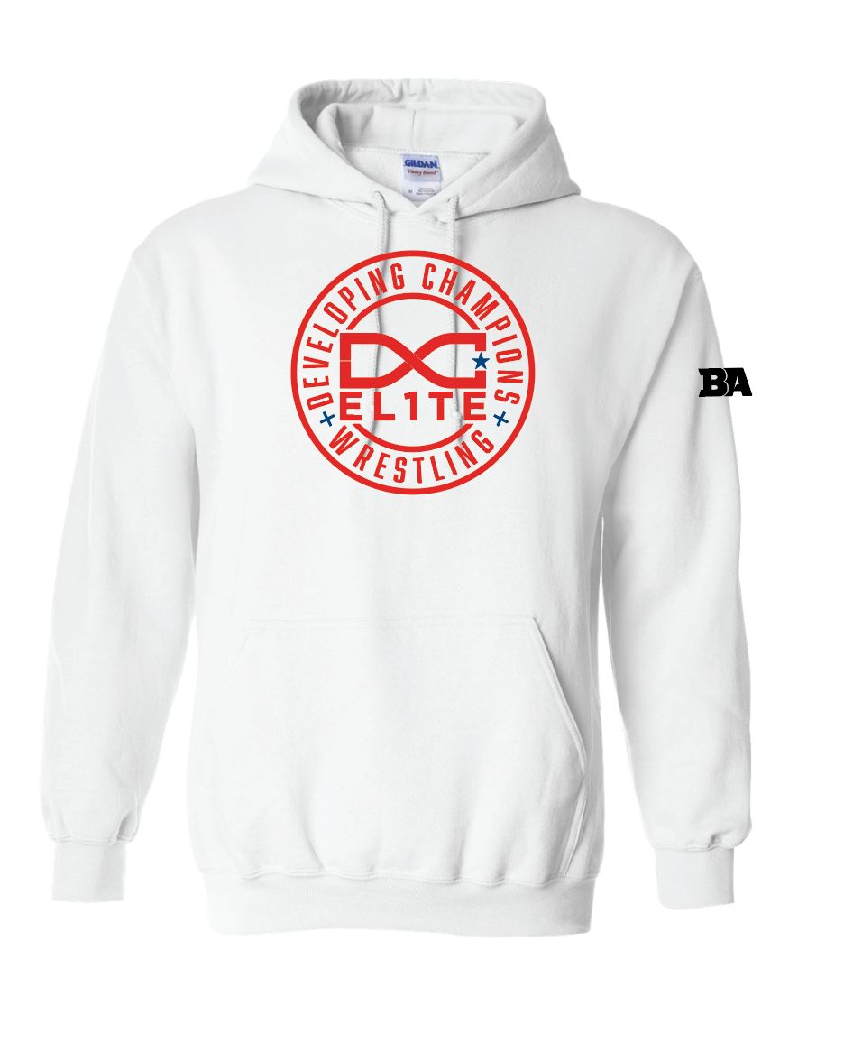 DC Elite Freco 2026 WHITE/RED Hoodie