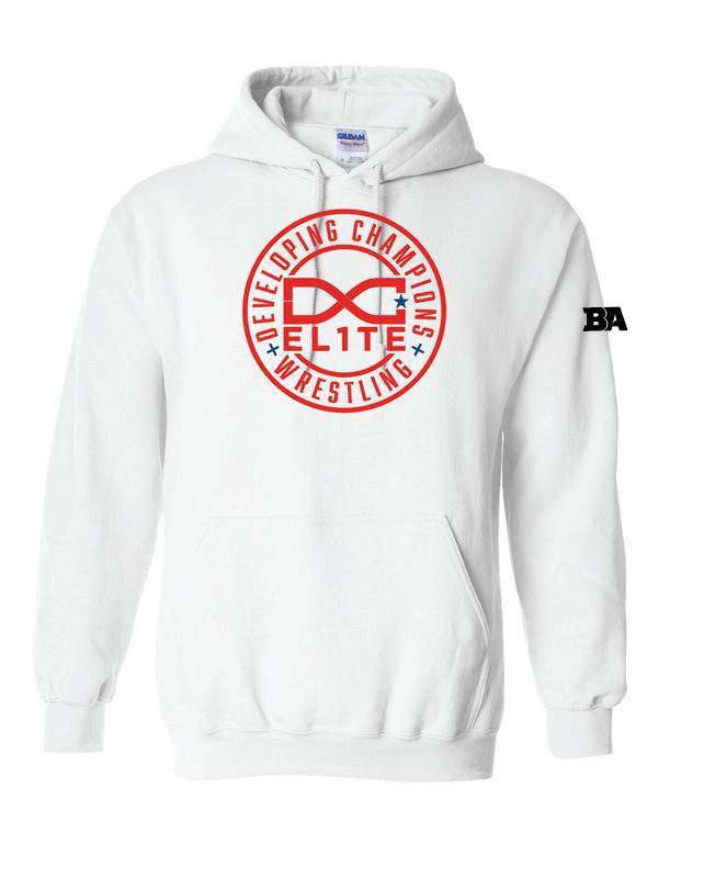 DC Elite Freco 2026 WHITE/RED Hoodie