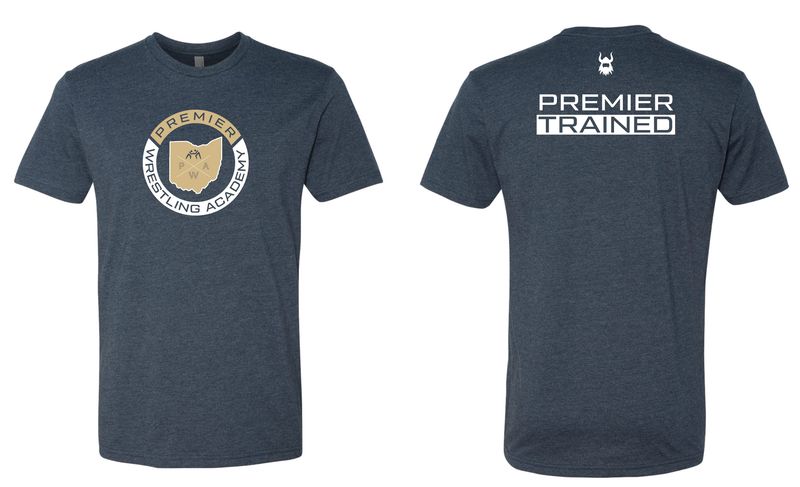 Premier Wrestling Academy 2026 Navy Blend Shirt