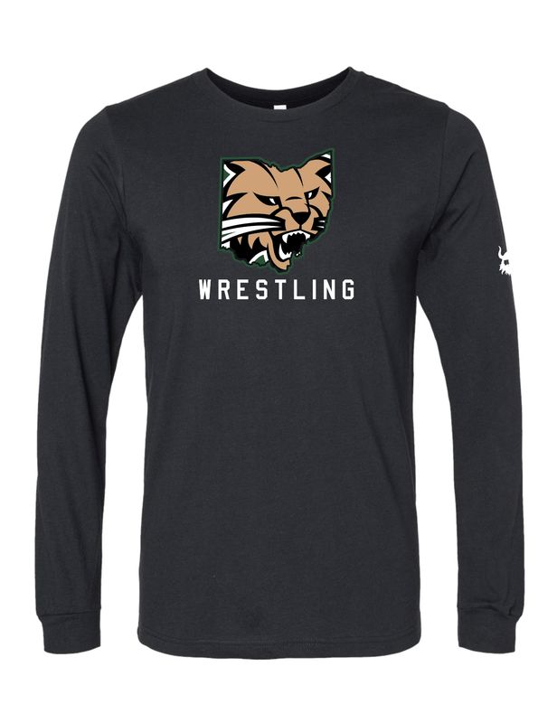 Ohio University Wrestling Black Long Sleeve Shirt