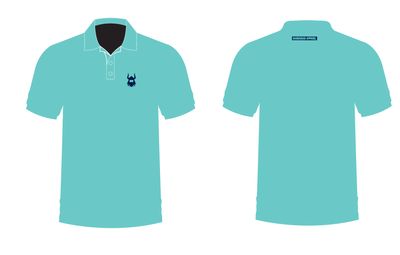 Barbarian Teal Sublimated Polo