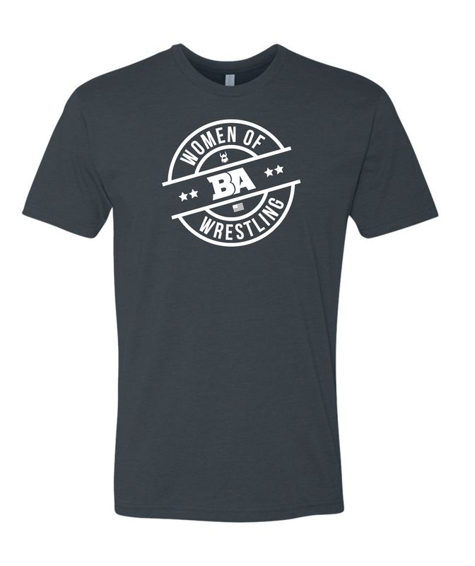 BA Women of Wrestling CLASSIC Black Blend Shirt