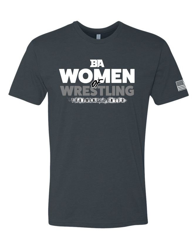 BA Women of Wrestling Training Center Black Blend Shirt
