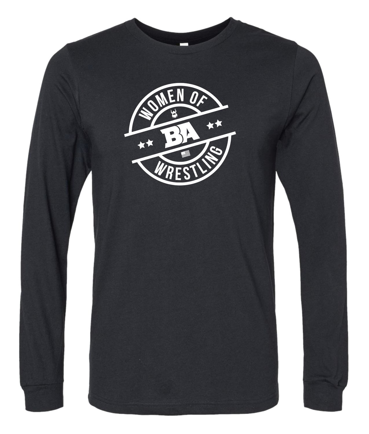 BA Women of Wrestling CLASSIC Black Long Sleeve