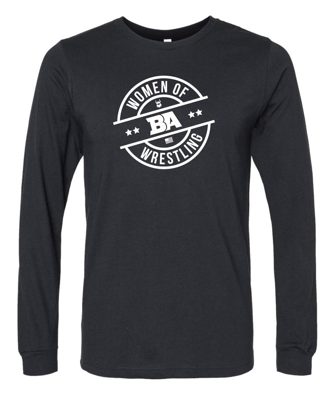 BA Women of Wrestling CLASSIC Black Long Sleeve