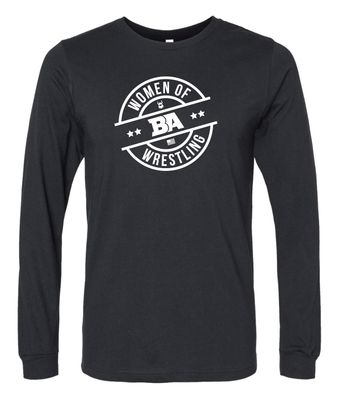 BA Women of Wrestling CLASSIC Black Long Sleeve