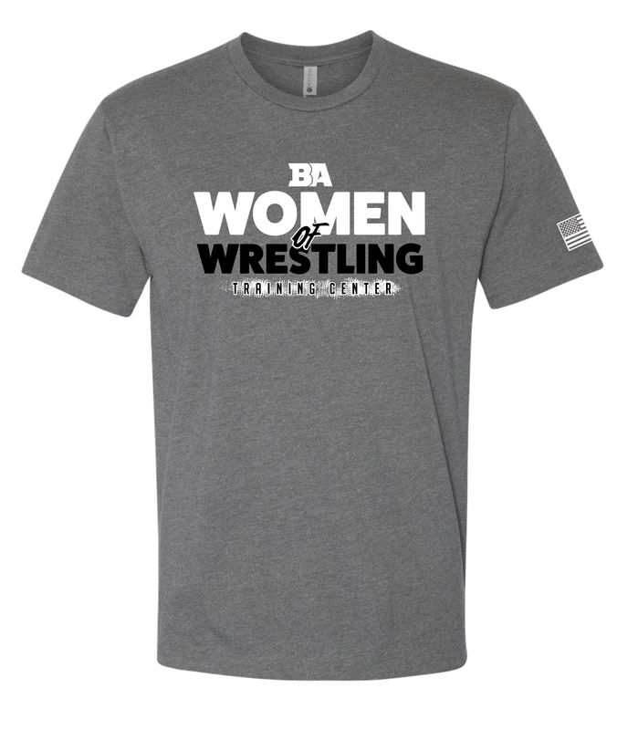 BA Women of Wrestling Training Center Grey Blend Shirt