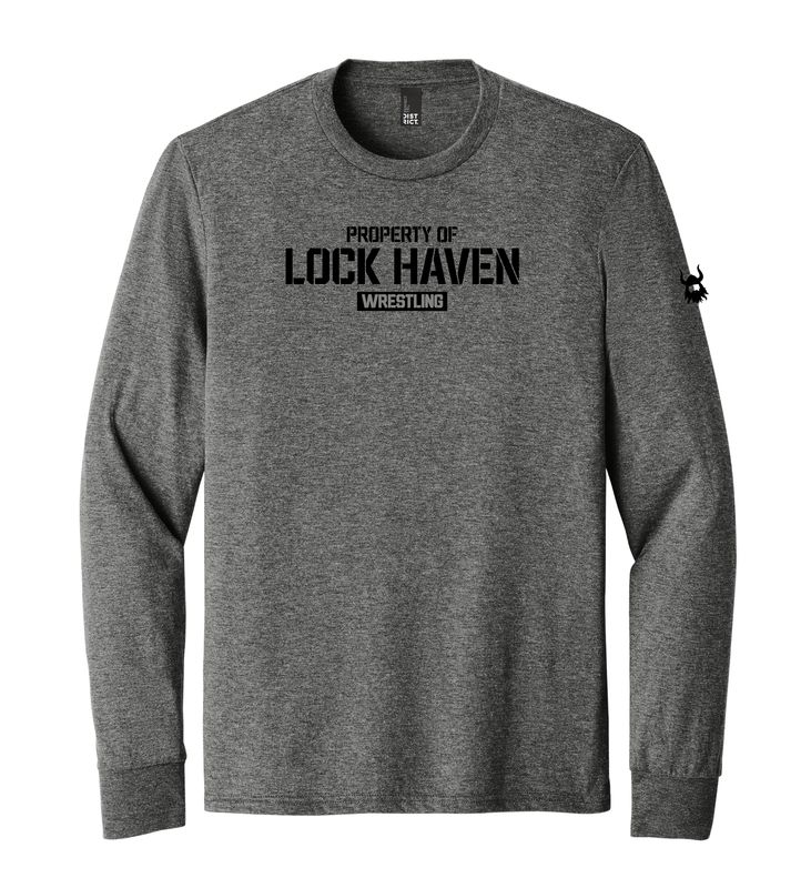 Property Of Lock Haven Grey Long Sleeve Shirt