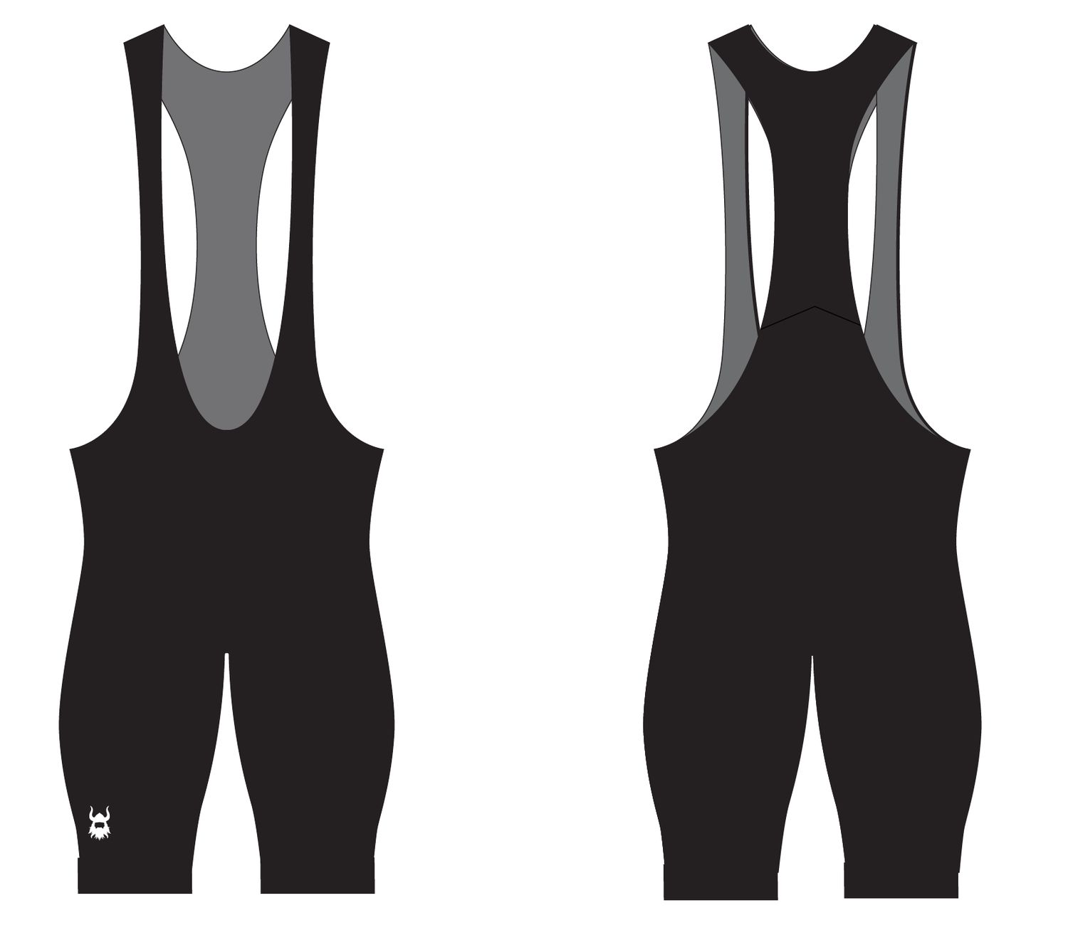Black Cycling Bibs