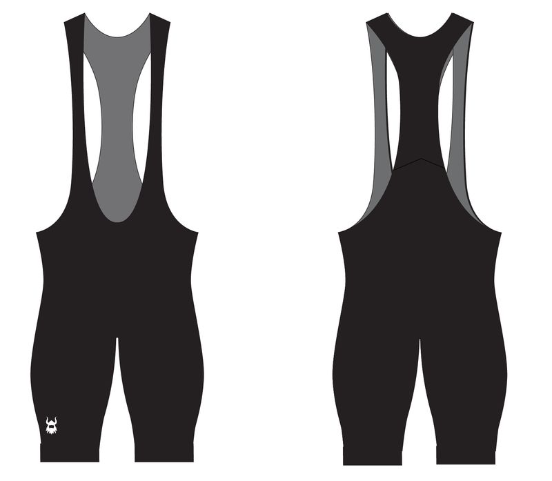 Black Cycling Bibs