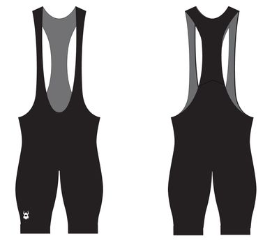 Black Cycling Bibs