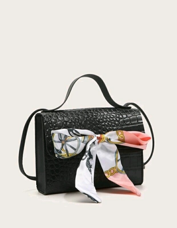 &#39;BOSS BABY&#39; Bow front Satchel