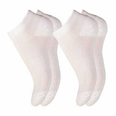 Lyhytvartinen sukka, valkoinen