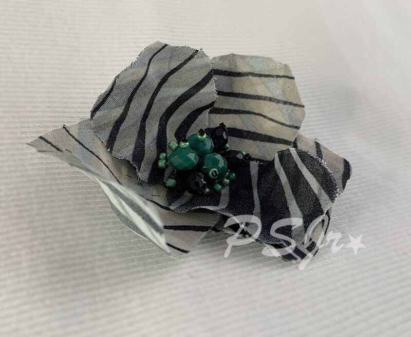 Green and Black Stripe (small)