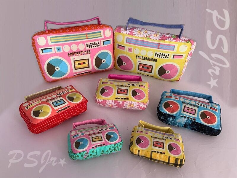 Boom Box soft sculpture