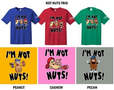 I&#39;m Not Nuts Allergy Tshirt