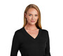 Women’s Cotton Stretch V-Neck Sweater