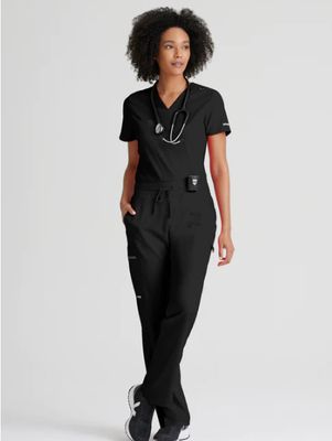 Bree Women's 1-Pocket Tuck In Scrub Top- Spandex Stretch