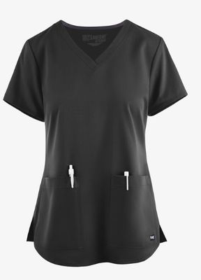 Aubrey Women's 2-Pocket Classic Fit Scrub Top