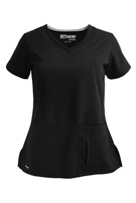 Cora Women's 4-Pocket Crossover V-Neck Scrub Top- Classic