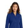Ladies 3/4 Sleeve Carefree Poplin Shirt