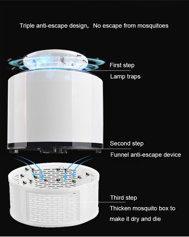 Photocatalyst mosquito killer lamp