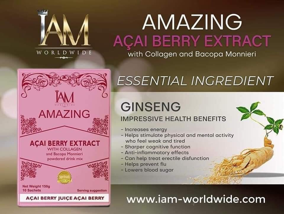 Acai Berry Extract with Collagen and Bacopa Monnieri