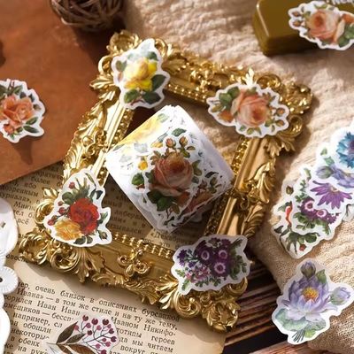 Washitape roll sticker - Garden Flower