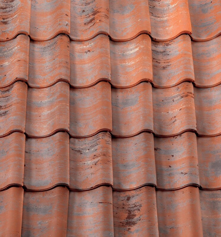 Old Hollow Clay Pantile