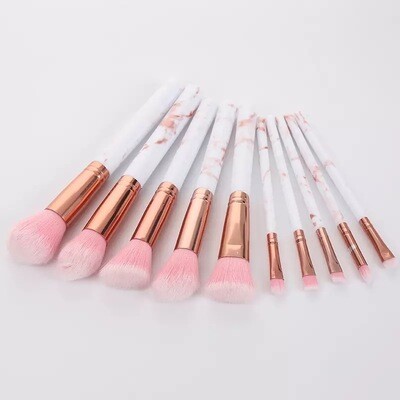 10pc Marble Brushes