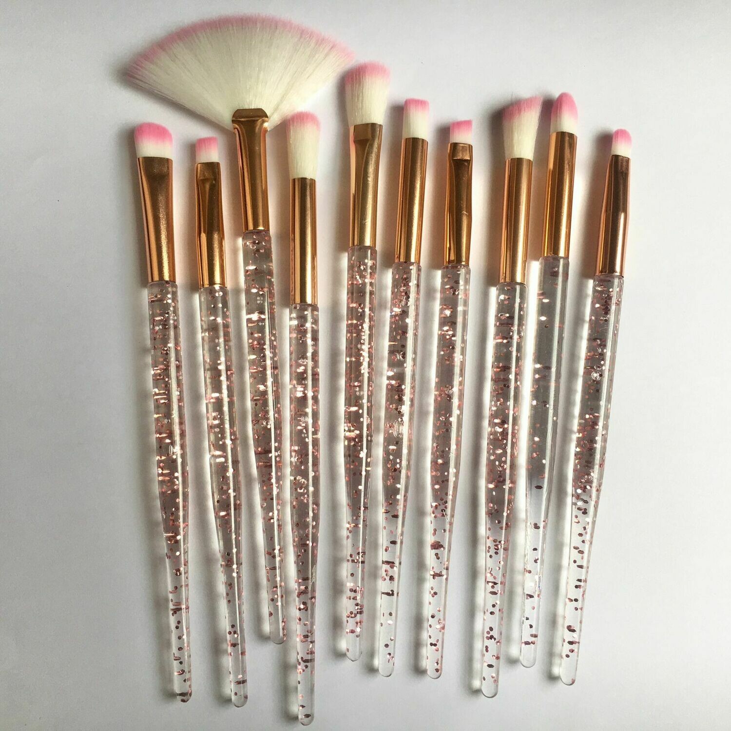 10pc Glitter Brushes