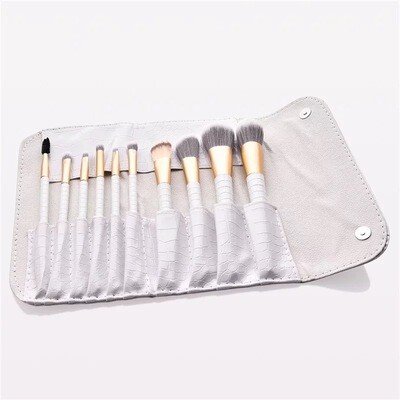10pc Makeup Brush Set with Pouch