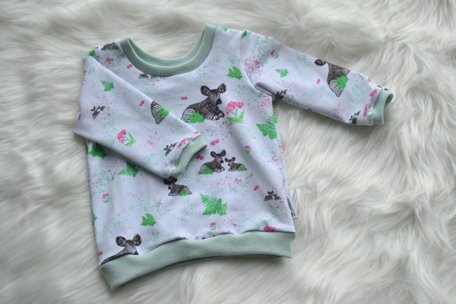 Langarmshirt Ole Okapi Gr.62/68