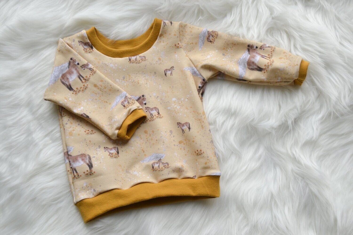 Langarmshirt Pauli Przewalski Pferd Gr.62/68