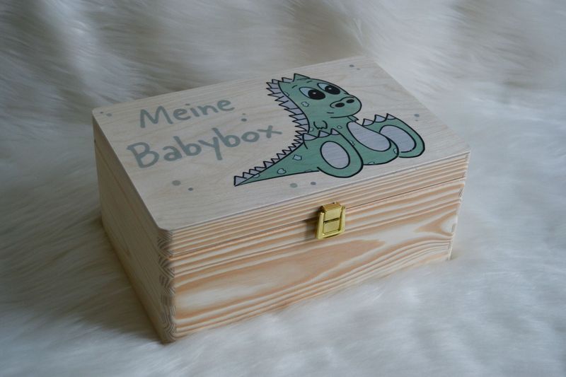 Erinnerungskiste - Dino mint