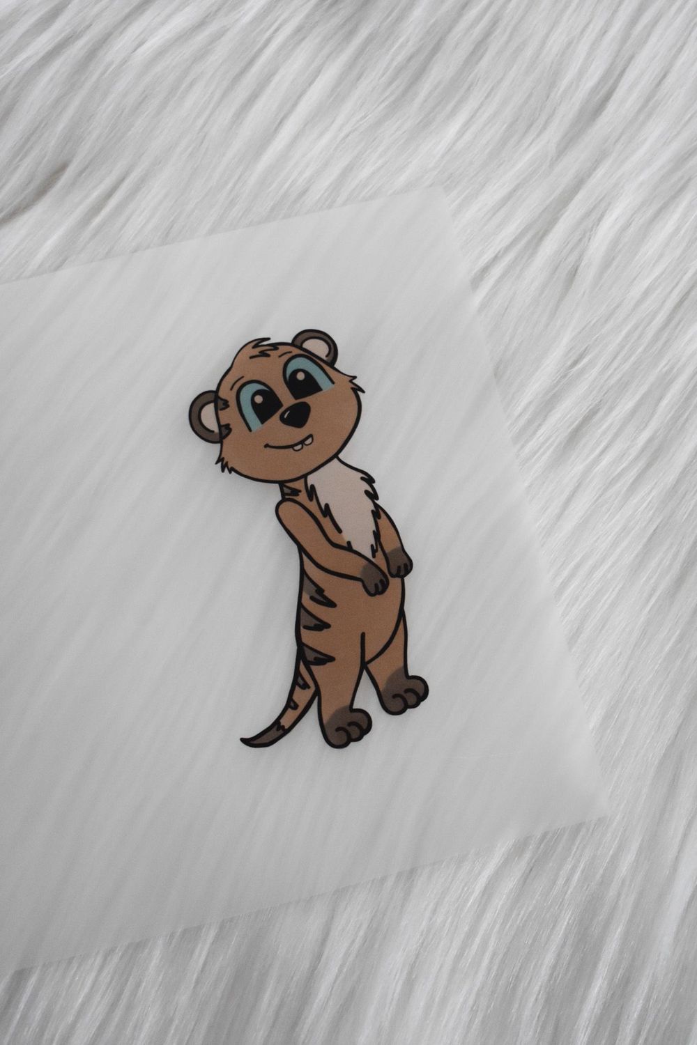 Bügelbild Erdmännchen