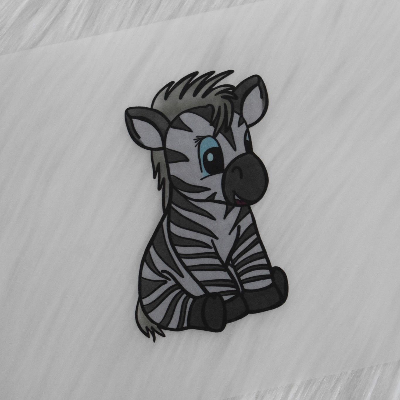 Bügelbild Zebra