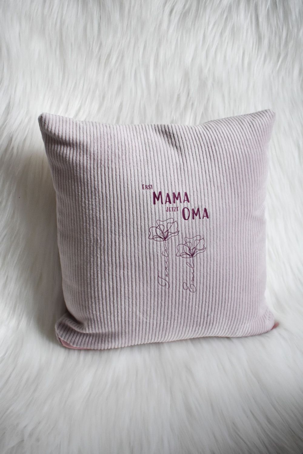 Kissen - erst Mama dann Oma