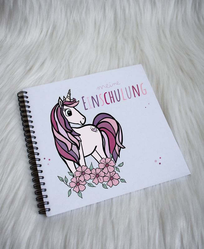 Erinnerungsbuch/Gästebuch - Einhorn pink Erinnerungsbuch/Gästebuch - Einhorn pink