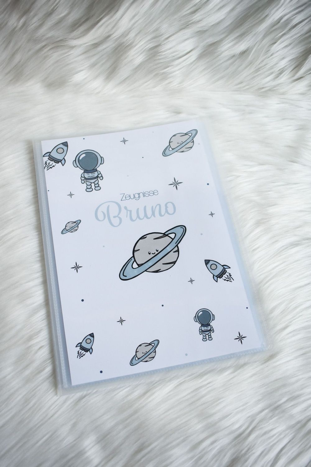 Zeugnismappe Sichtbuch - Weltall
