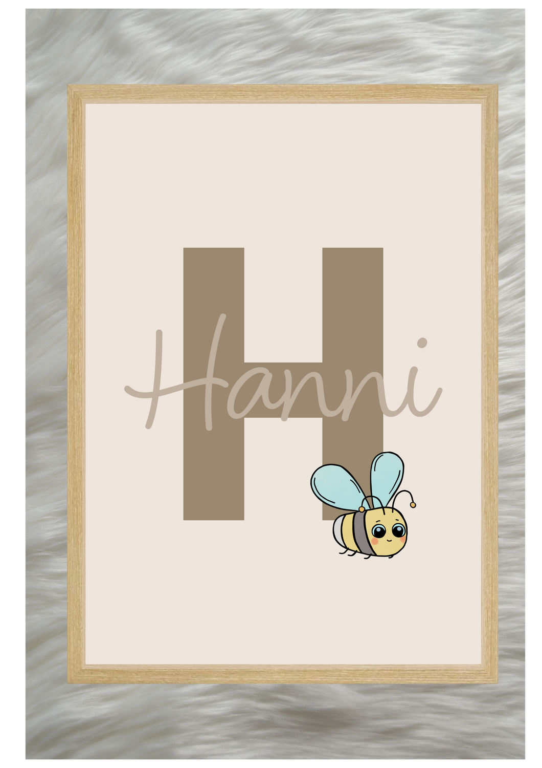 Namensposter- Hummel